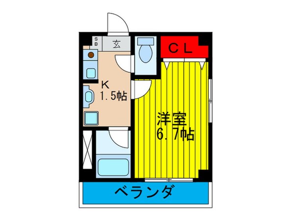 メゾン太子橋の物件間取画像